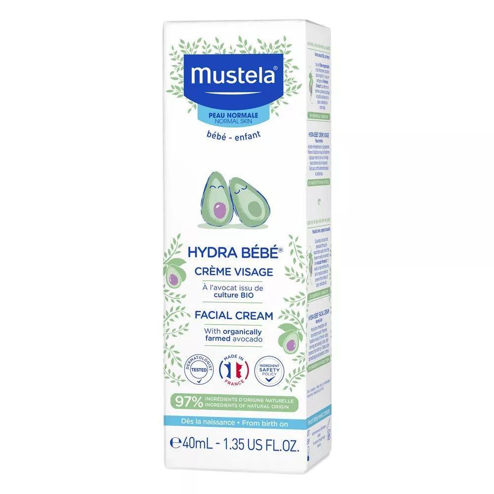 Mustela Baby Hydra Bebe Facial Cream With Avocado 40 mL - Wellness Shoppee