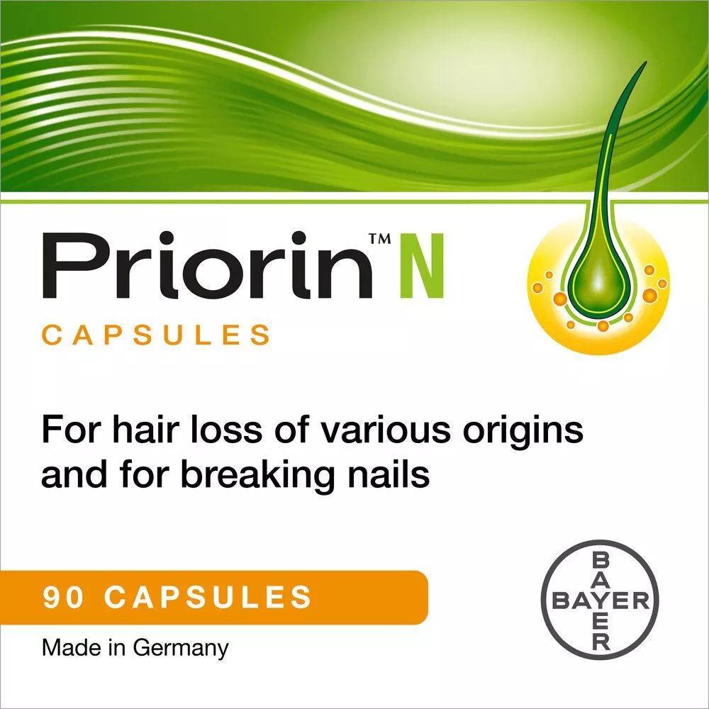 Priorin N Capsules for Hair Loss Capsules 90's - Wellness Shoppee