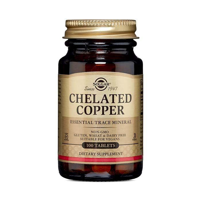 Solgar Chelated Copper 100 Tablets - Wellness Shoppee