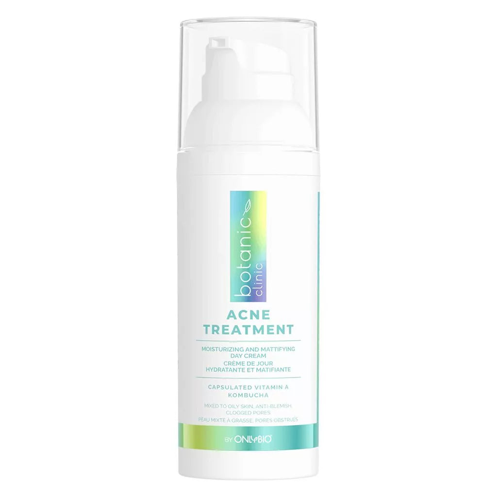 OnlyBio Botanic Clinic Acne Treatment Moisturizing And Mattifying Day Cream For Blemish Prone Skin 50ml - Wellness Shoppee