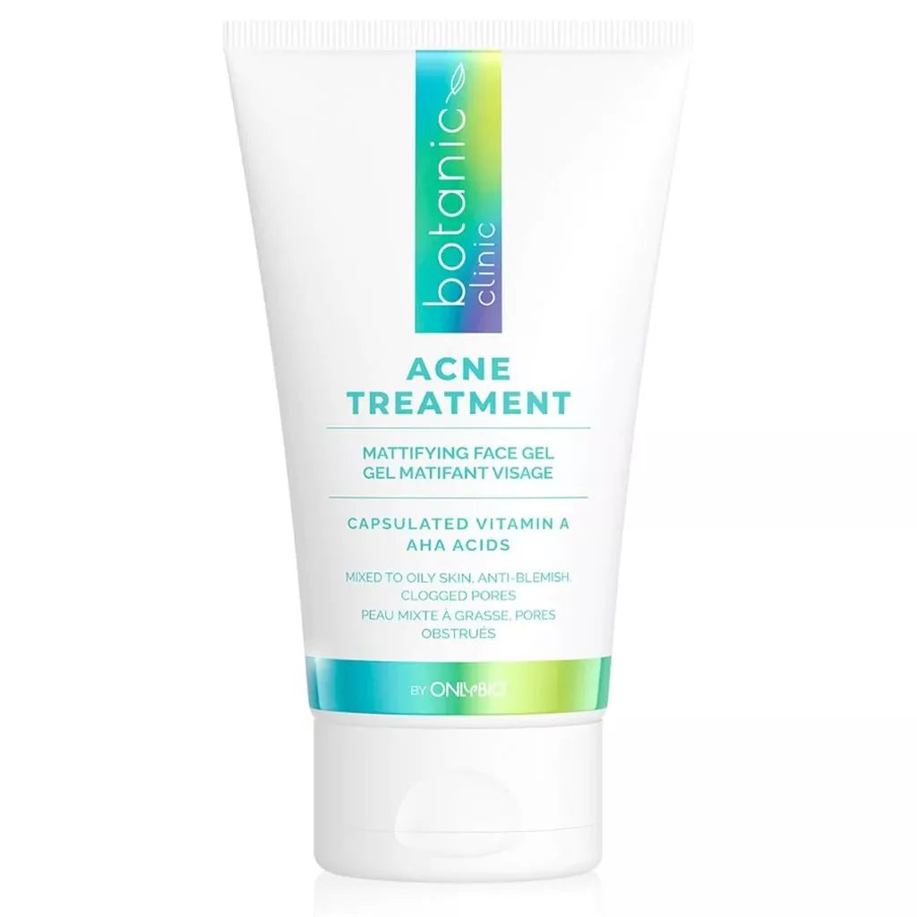 OnlyBio Botanic Clinic Acne Treatment Mattifying Face Gel For Blemish Prone Skin 150ml - Wellness Shoppee