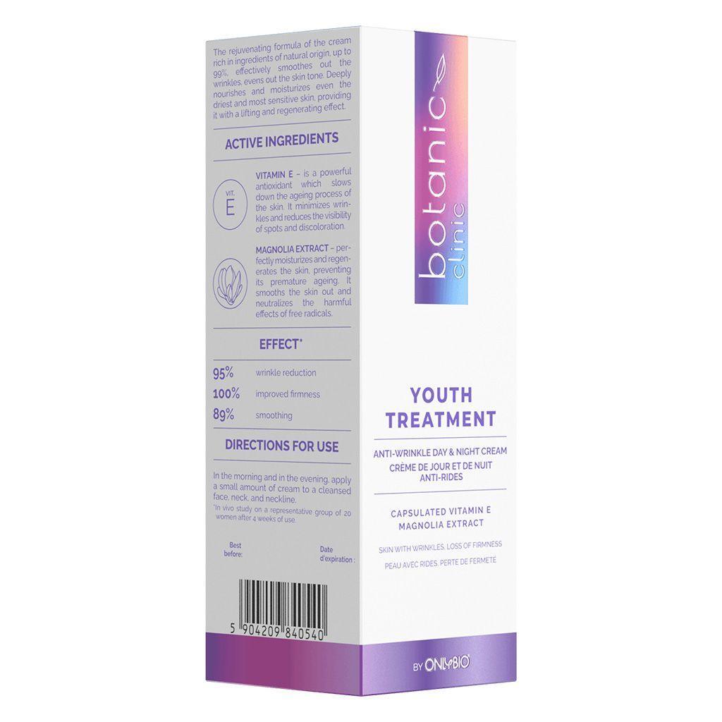 OnlyBio Botanic Clinic Youth Treatment Anti-Wrinkle Day And Night Cream 50ml - Wellness Shoppee
