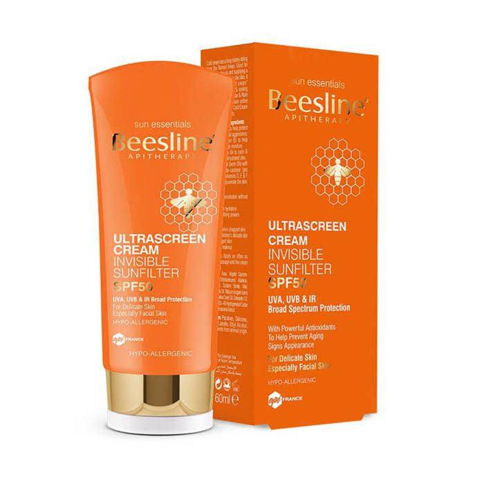 Beesline Ultrascreen (SPF50+ )Cream Invisible Sun Filter 60ml - Wellness Shoppee