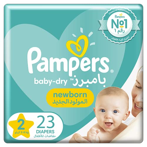 Pampers Baby Dry New Born 2 (3-8 kg) 23s