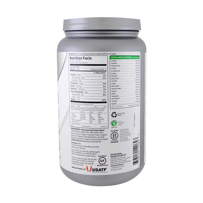 Garden of Life SPORT Certified Grass Fed Whey Protein Chocolate 672g