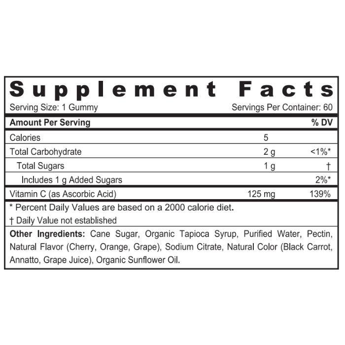 Sunshine Nutrition Cool Gummies Vitamin C 60's Gummies - Wellness Shoppee