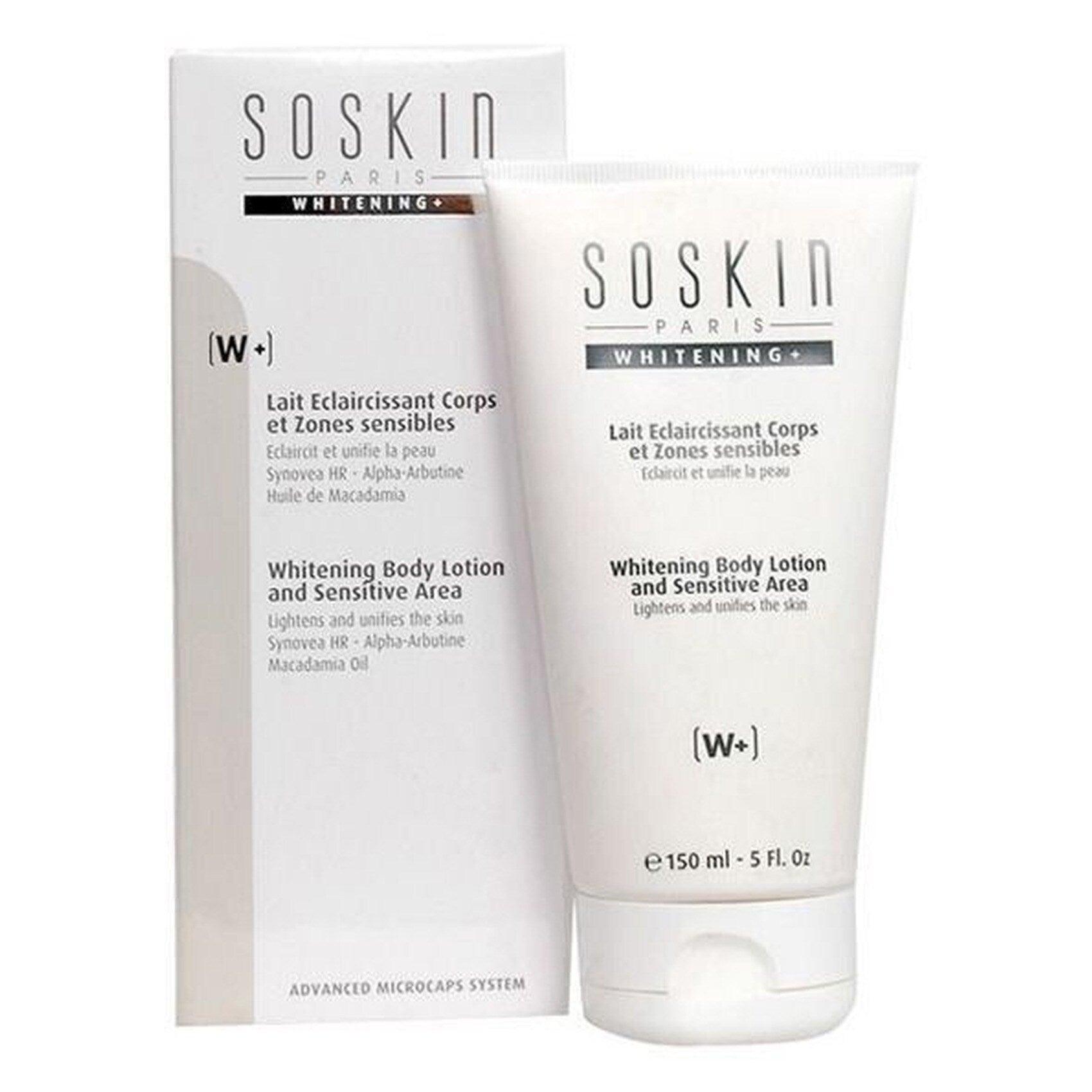 Soskin Ba Whiten Body Lotion And Sensitive Area 150ml - Wellness Shoppee