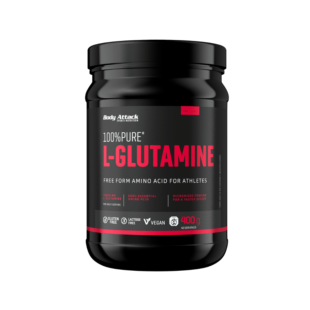 Body Attack - 100% Pure L-Glutamine(400g) - Wellness Shoppee