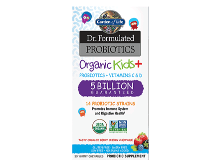 Garden of Life Organic Probiotics For Kids Flavored w/ Berries 30 Chewable, Gluten Free, Vegetarian, Dairy Free - Wellness Shoppee