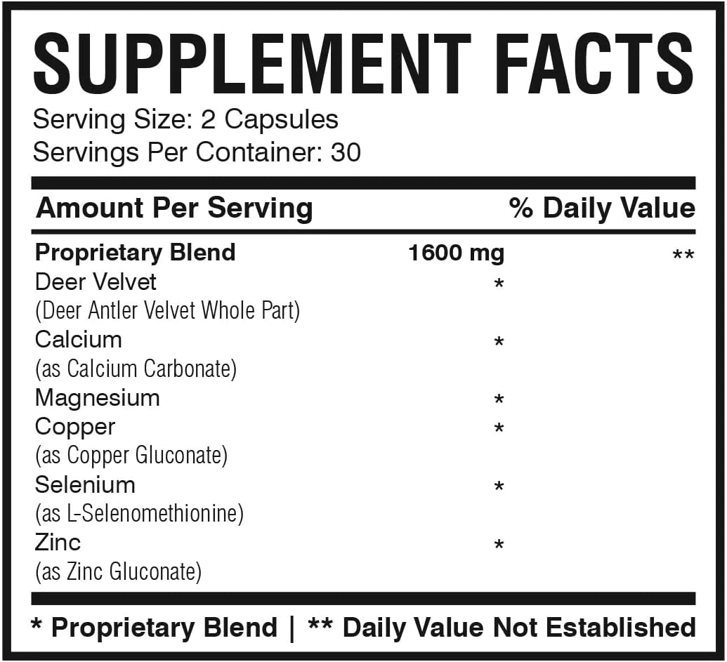 AMS Velvet Power Capsules 60s