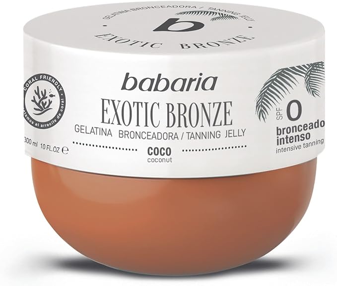 Babaria Coconut Tanning Accelerator Gel SPF0-300ml, BROWN