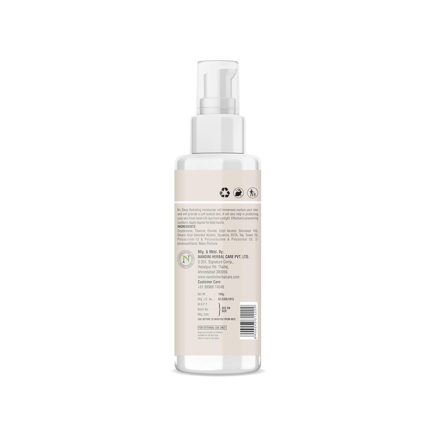 N PLUS Professional Deep Hydrating Lotion Moisturizer