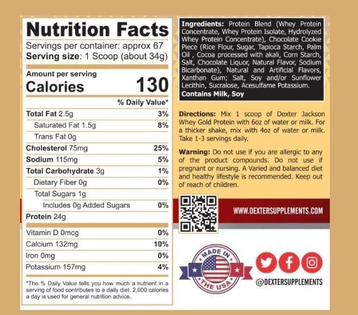Dexter Jackson Whey Gold 5LBS - Wellness Shoppee