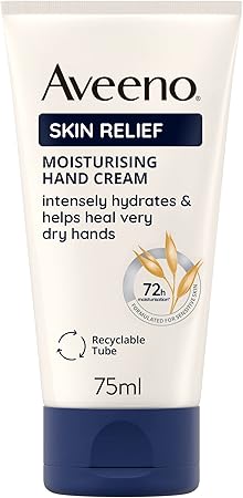 Aveeno Hand Cream Skin Relief Moisturizing, 75 ml