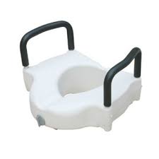 WOLAID RAISED TOILET SEAT WITH ARMREST JL670B