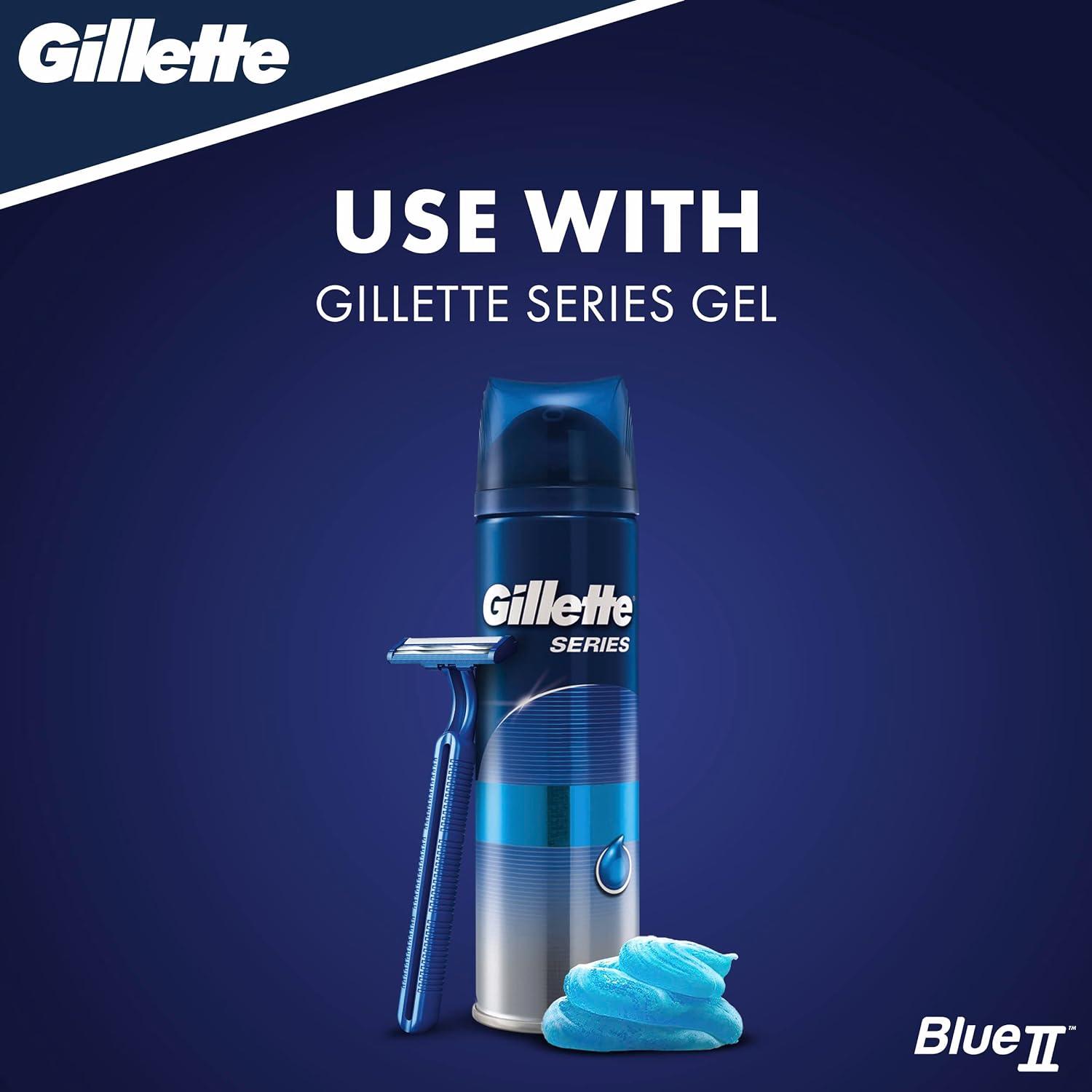 Gillette Blue II Plus Men's Disposable Razors 5 count - Wellness Shoppee