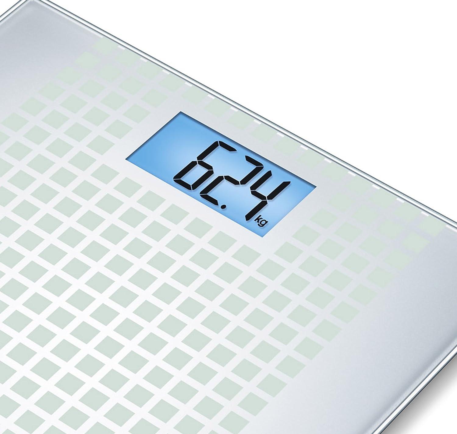 Beurer GS 206 Squares glass scale, GS 206 Squares grey - Wellness Shoppee