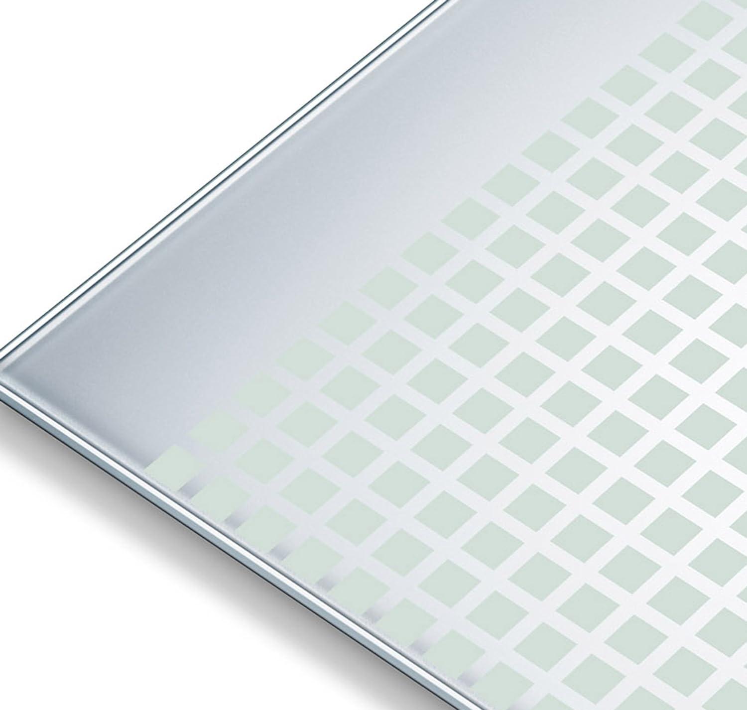 Beurer GS 206 Squares glass scale, GS 206 Squares grey - Wellness Shoppee