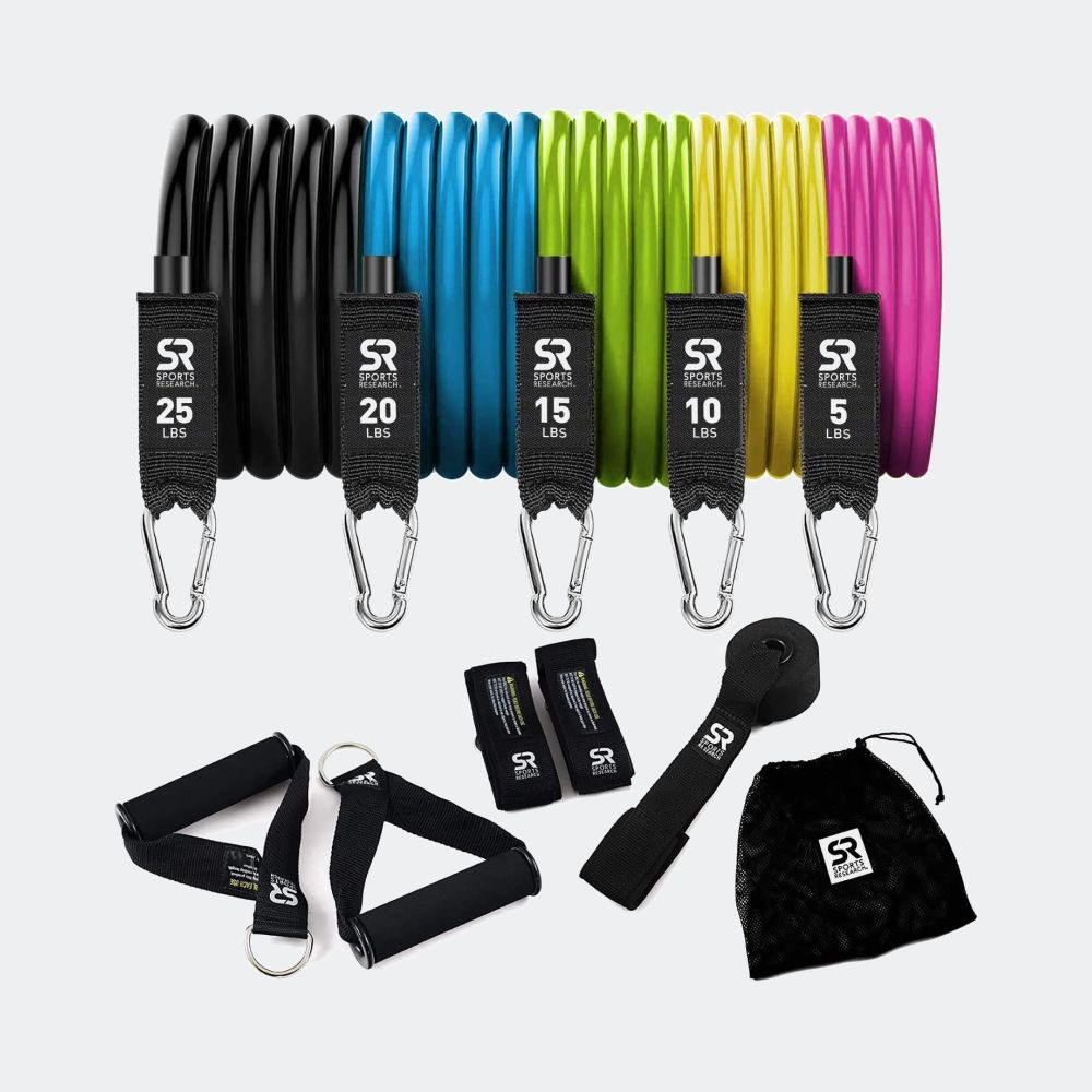 Sports Research Sweet Sweat Donamatix Resistance Bands - 10pc set