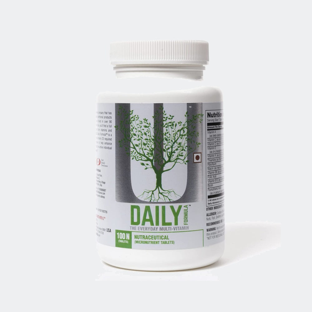 Universal Nutrition Daily Formula 100 Tabs, Multi-Vitamin Micronutrient Tablets