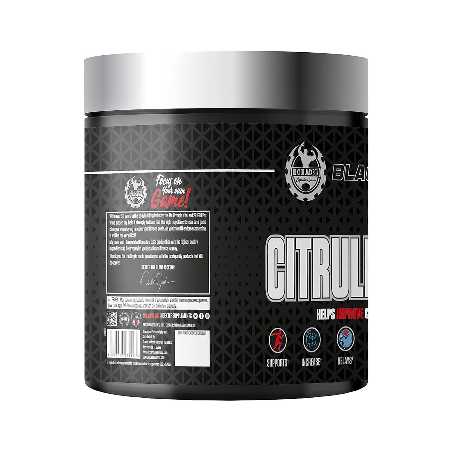 Dexter Jackson Black Series Citrulline Malate 125 Servings, 250GM - Wellness Shoppee