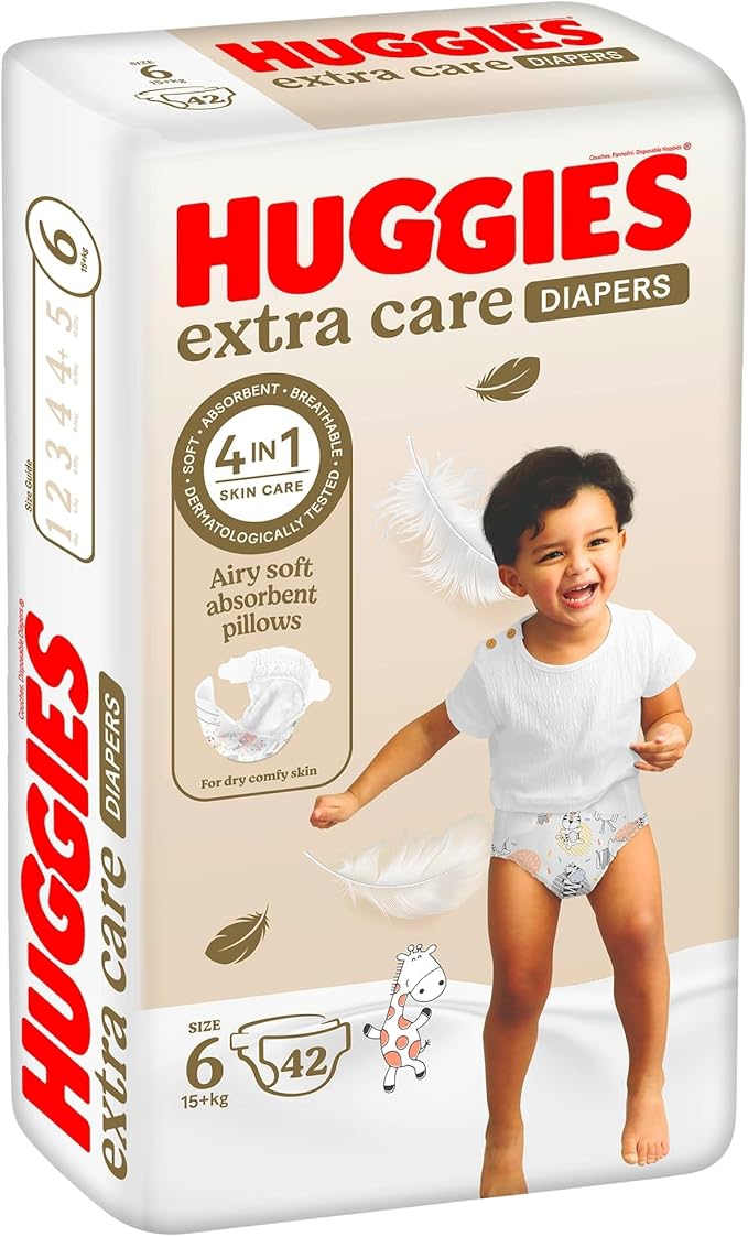 Huggies Extra Care Diapers Size 6 (15+kg) 42s