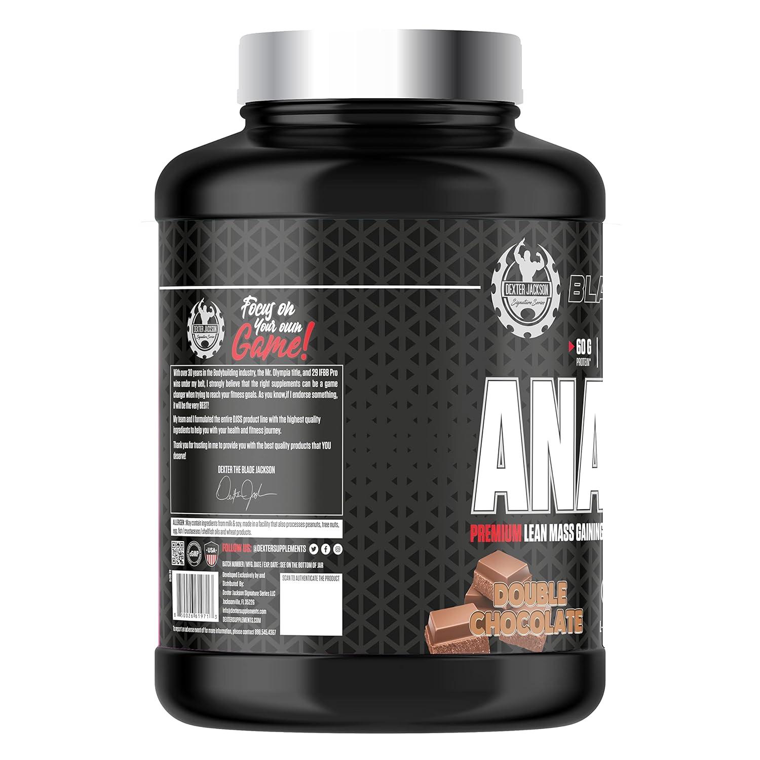Dexter Jackson Black Series Anabolic Mass Gainer 6 lbs - Wellness Shoppee