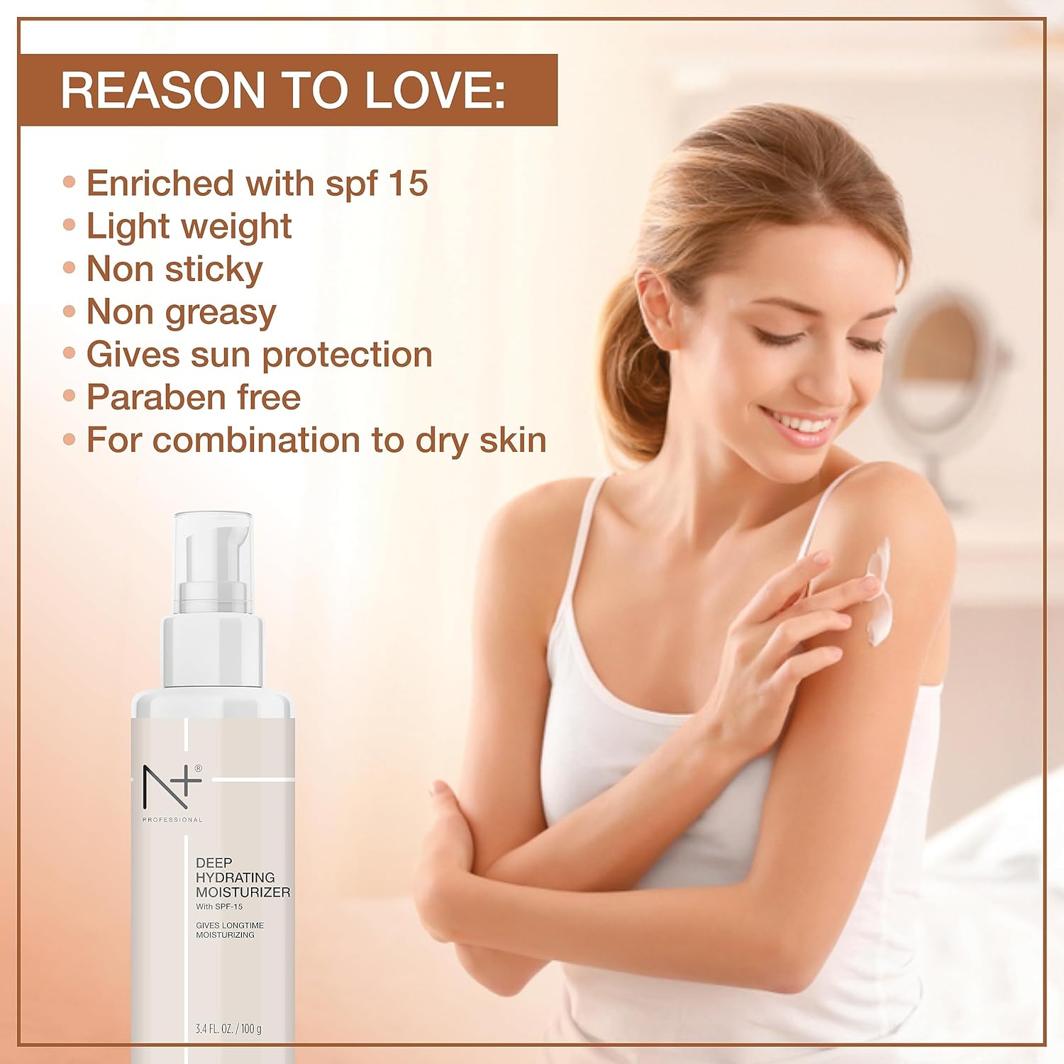 N PLUS Professional Deep Hydrating Lotion Moisturizer
