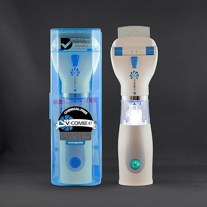Licetec V-Comb A1 - Cordless Head Lice Device (Chemical Free/ Rechargeable) - Wellness Shoppee