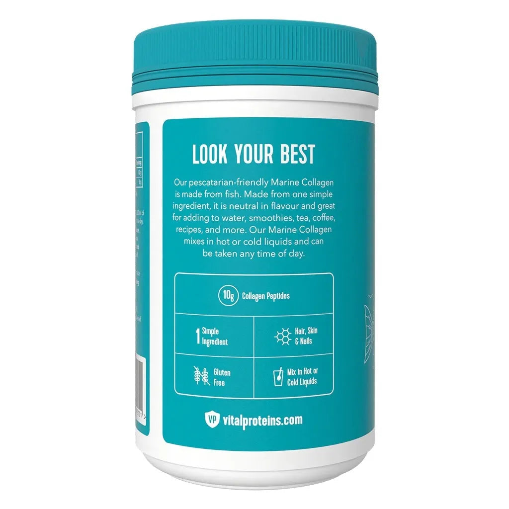 Vital Proteins Marine Collagen Unflavoured Powder For For Hair, Skin & Nails 221g