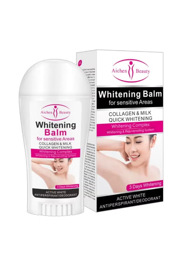 Aichun beauty 50ml Whitening Balm Collagen and Milk Whitening Antiperspirant for Underarm