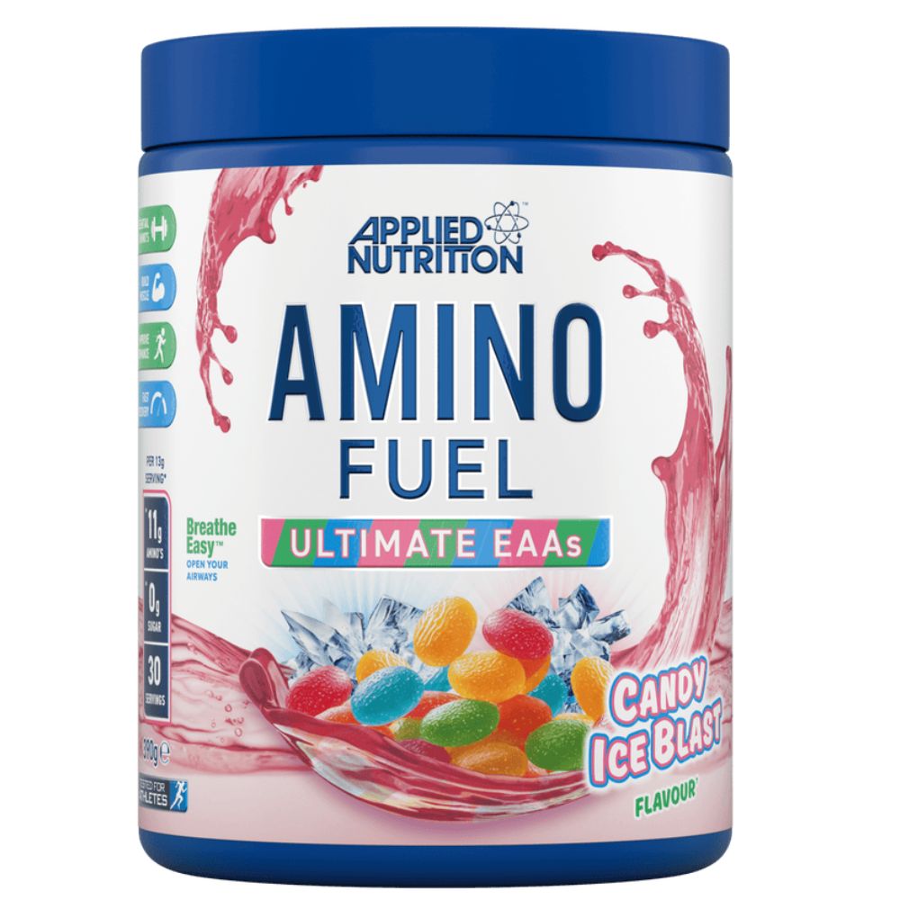 Applied Nutrition Amino Fuel Essential Amino Acid, Candy Ice Blast, 30 Serving