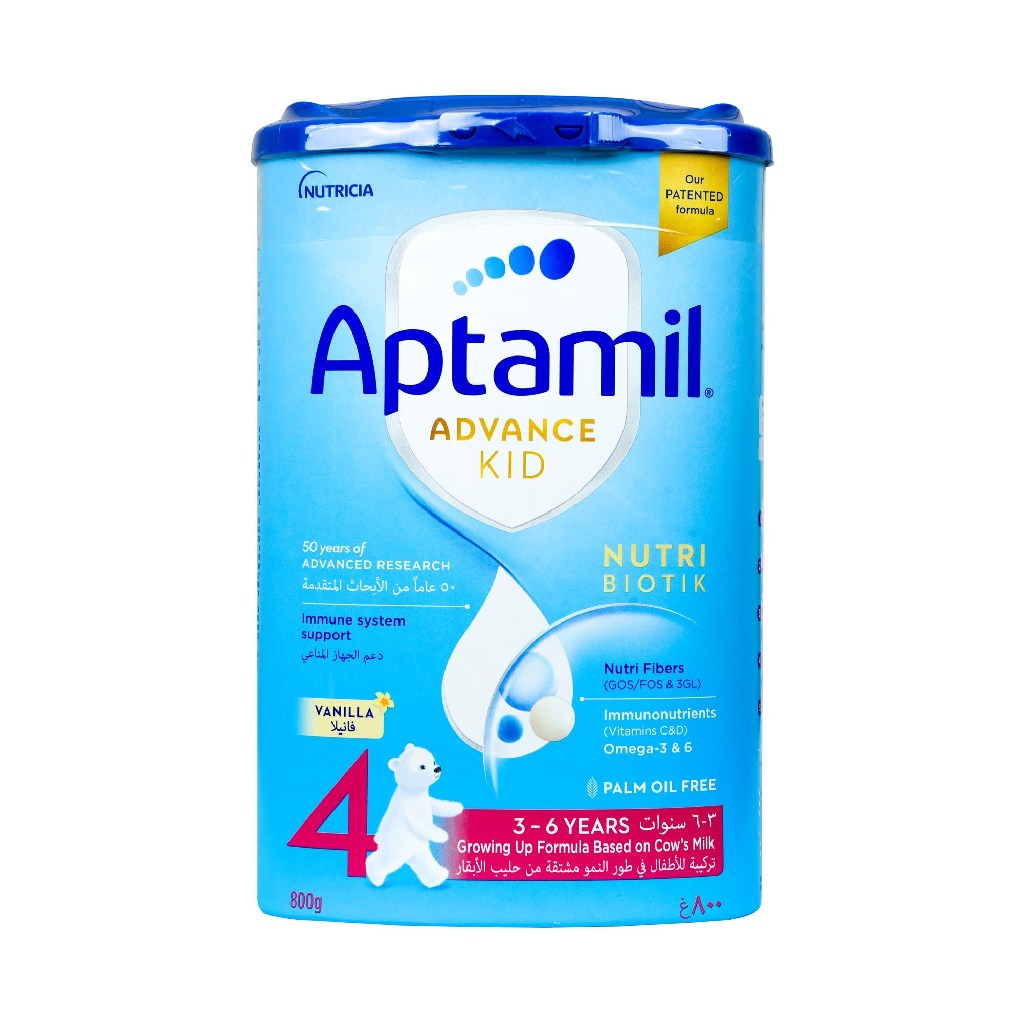 Aptamil Advance Stage 4 Palm Oil Free Growing Up Kids Milk Formula