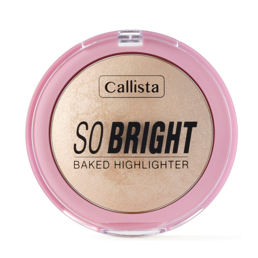 CALLISTA So Bright Baked Highlighter No. 01 Snowy Glowy Light, 10 g