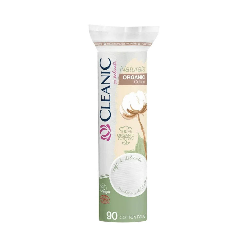CLEANIC NATURALS ORGANIC COTTON cotton pads 90 PCS - Wellness Shoppee