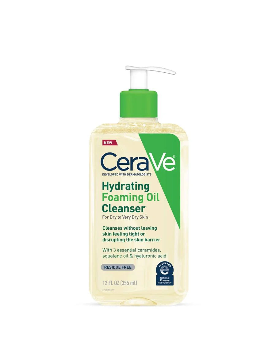Cerave hydrating foaming oil cleanser 355ml