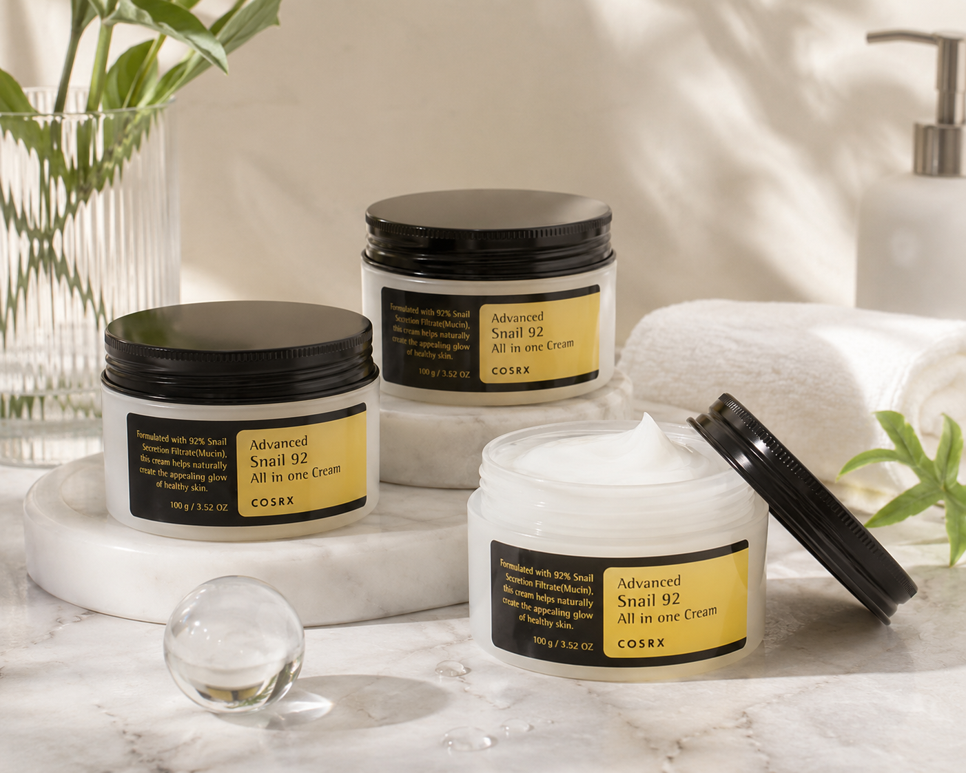 COSRX ADVANCED SNAIL ALL IN ONE CREAM 100G (BUY 2 GET 1 )
