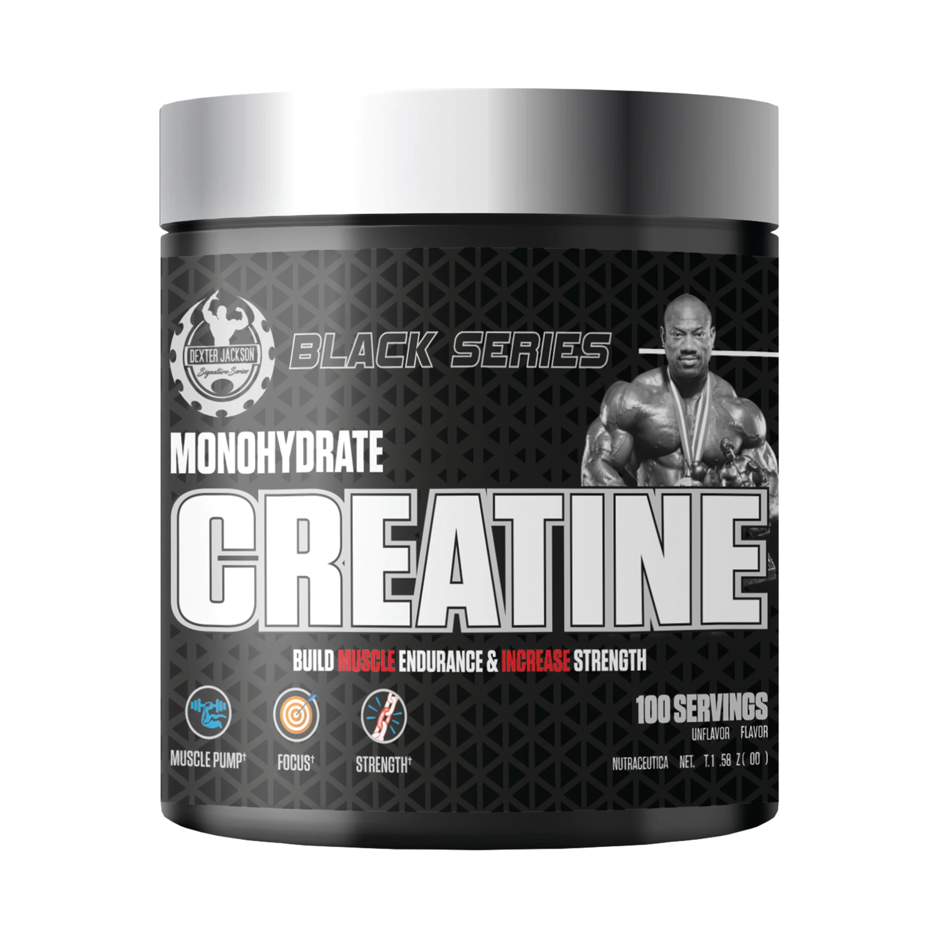 Dexter Jackson Black Series Creatine 300 Gram 100 Serving - Wellness Shoppee