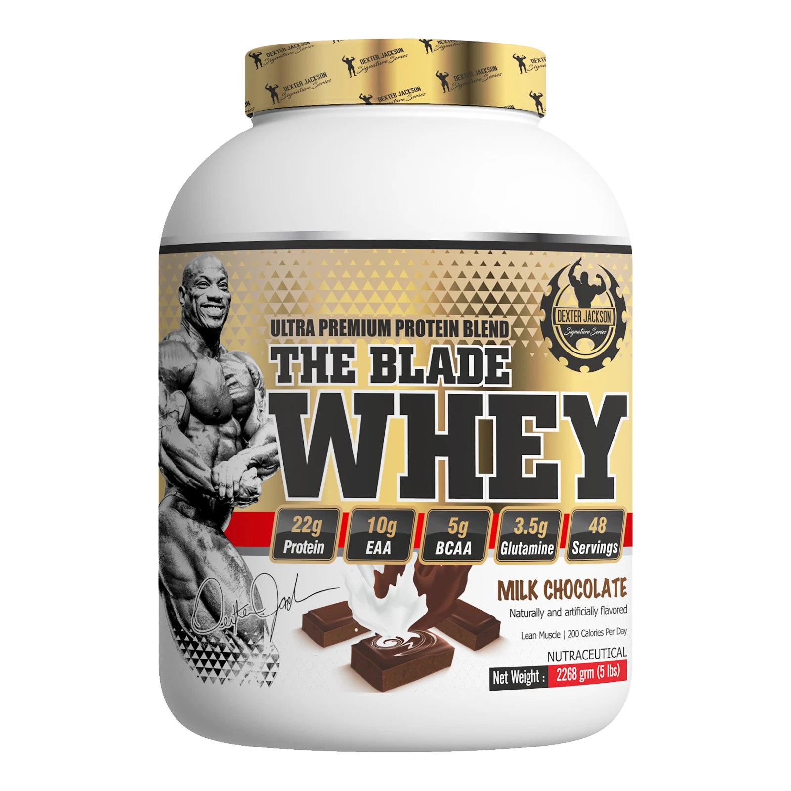 Dexter Jackson Gold Series The Blade Whey Milk Chocolate 48 Servings