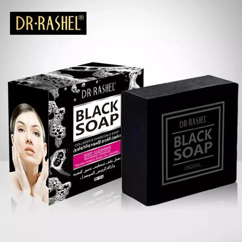 Dr rashel black charcoal soap 100g