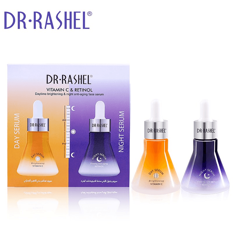 Dr rashel vitamin C & retinol day& night serum kit