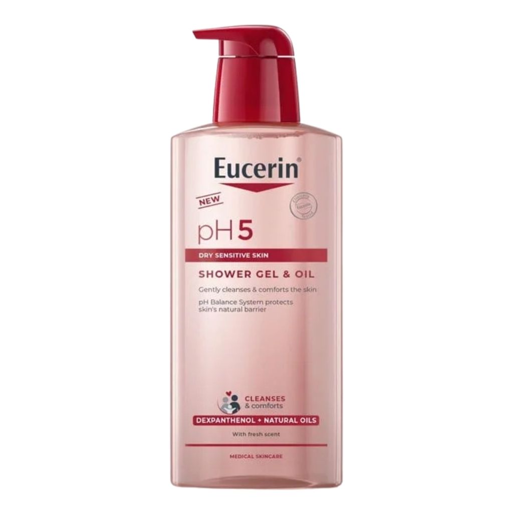 Eucerin Ph5 Shower Gel & Oil For Dry Sensitive Skin 400ml