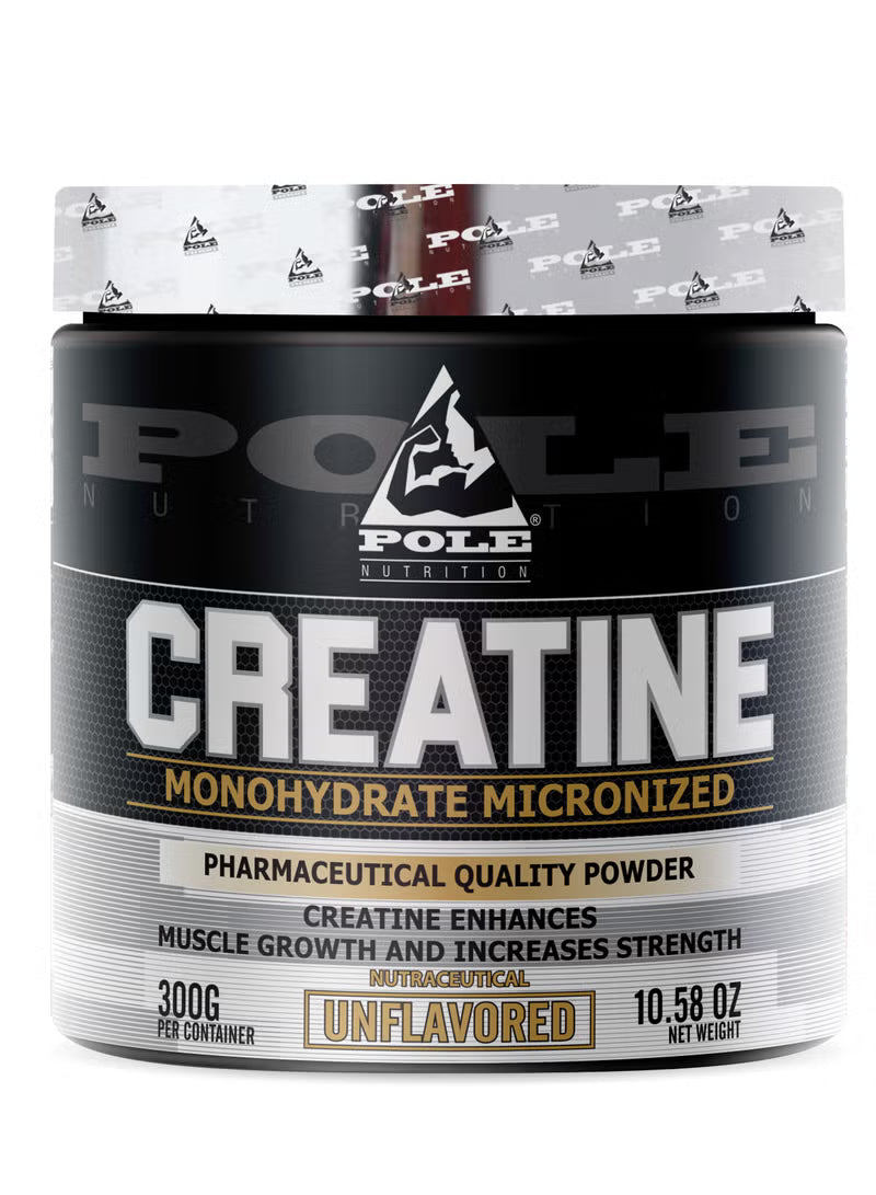 POLE NUTRITION Creatine Monohydrate 300g 120 Servings