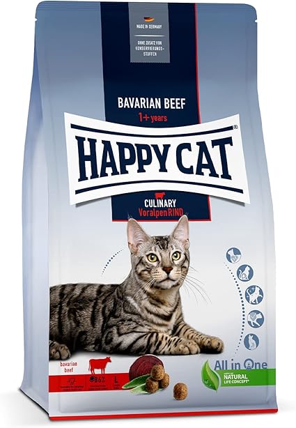 Happy Cat Culinary Adult Voralpen Rind 10kg, multicolor