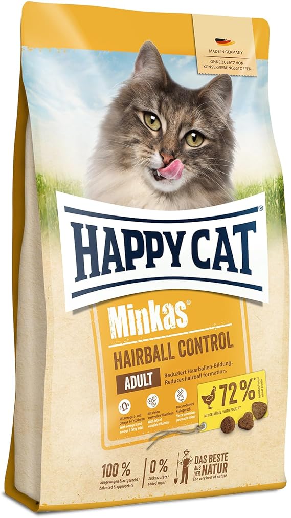 Happy Cat Minkas Hairball Control, Dry Food 4 Kg
