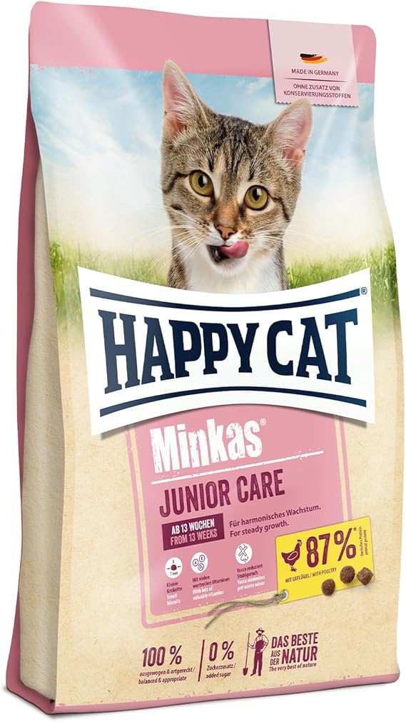 Happy Cat Minkas Junior Care 1.5Kg, Multicolor