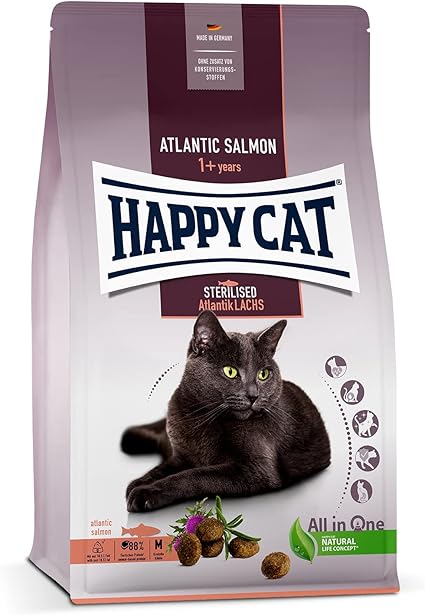 Happy Cat Sterilised Adult Atlantik Lachs - 10KG
