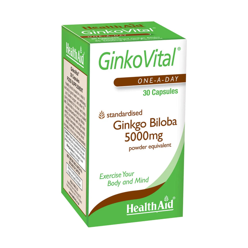 HealthAid GinkoVital 5000mg 30 Capsules