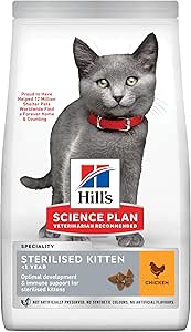 Hill's 607265 Science Plan Sterilised Cat Kitten, 1.5 kg