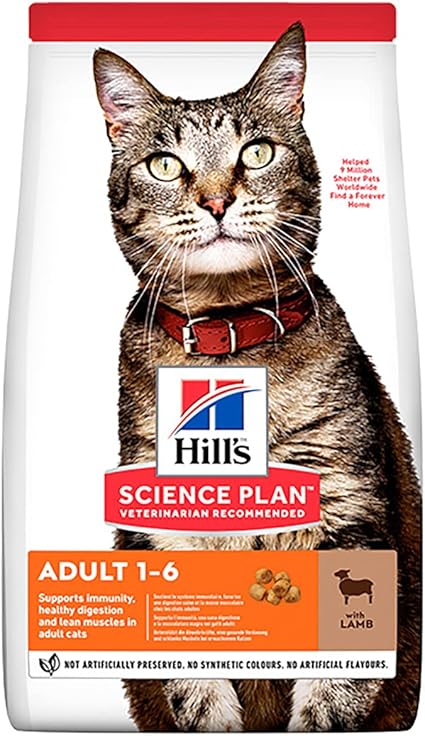 Hill's Science Plan Adult 1-6 Cat Food With Lamb, 1.5 Kg